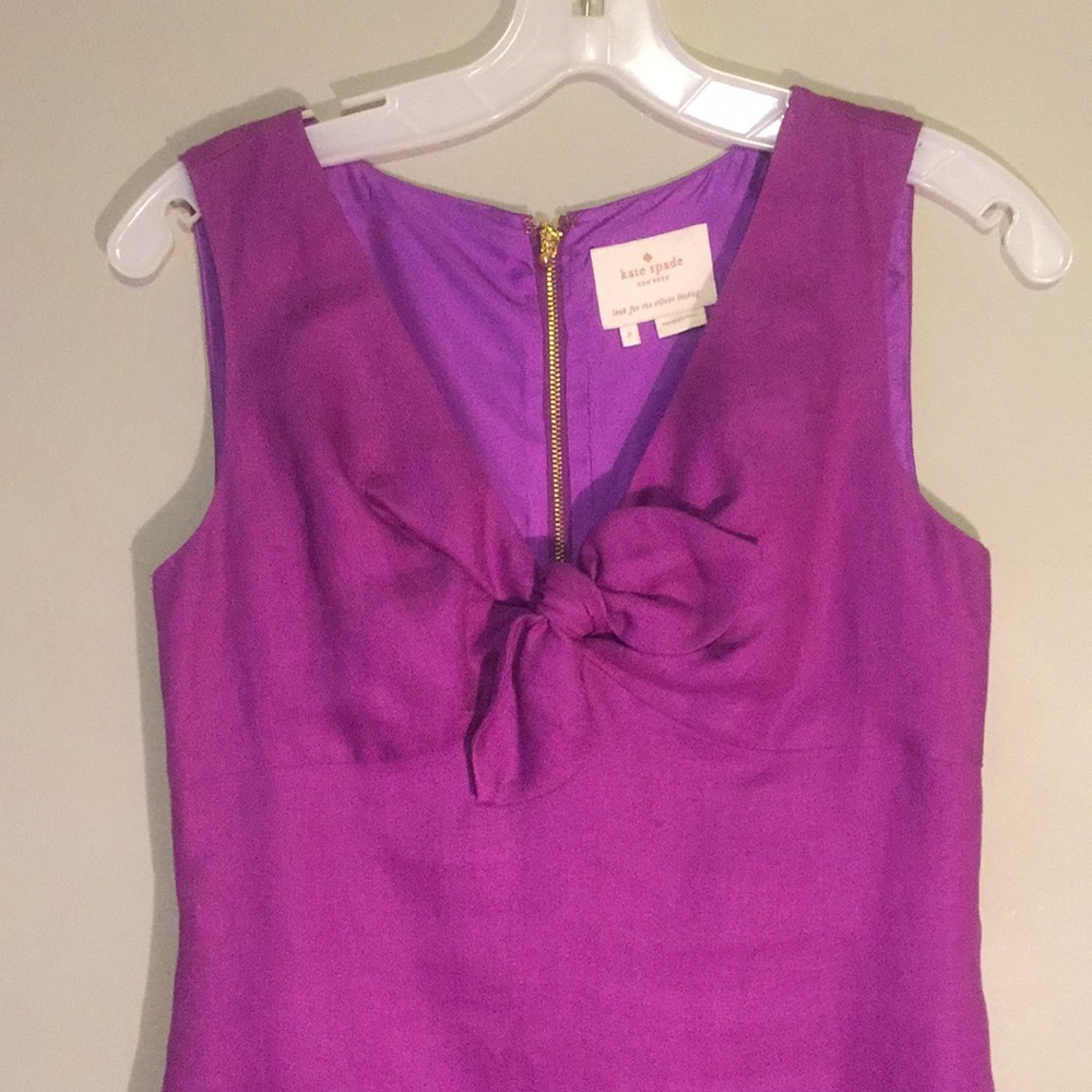 Kate Spade Purple Linen Dress